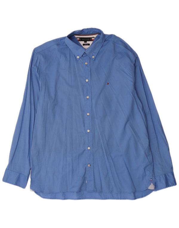 Cămașă pentru bărbați Tommy Hilfiger, cu formă regulată, 2XL, bumbac albastru
