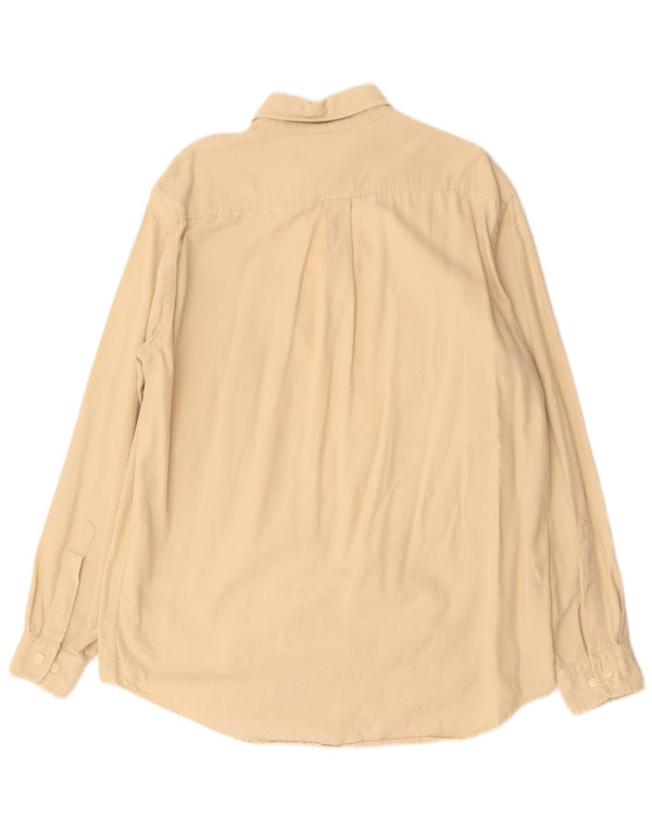 Murphy & Nye Mens Sailmakers Shirt XL Beige Cotton