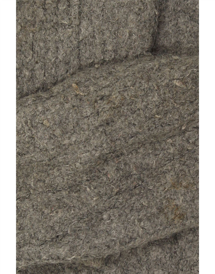 Marks & Spencer Pulover supradimensionat pentru femei cu gâtul turnat UK 14 Medium Gri