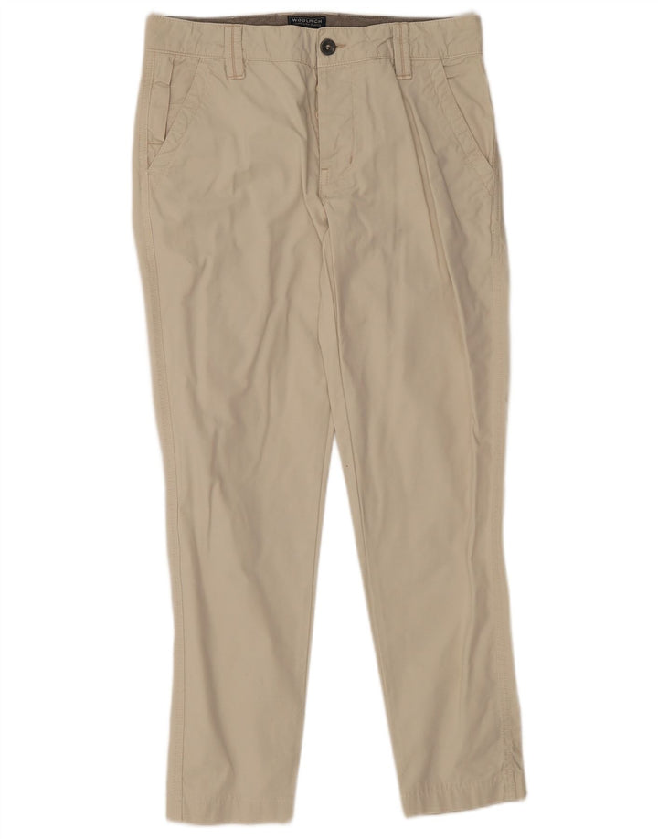 Pantaloni chino subțiri pentru bărbați Woolrich W31 L27 bej
