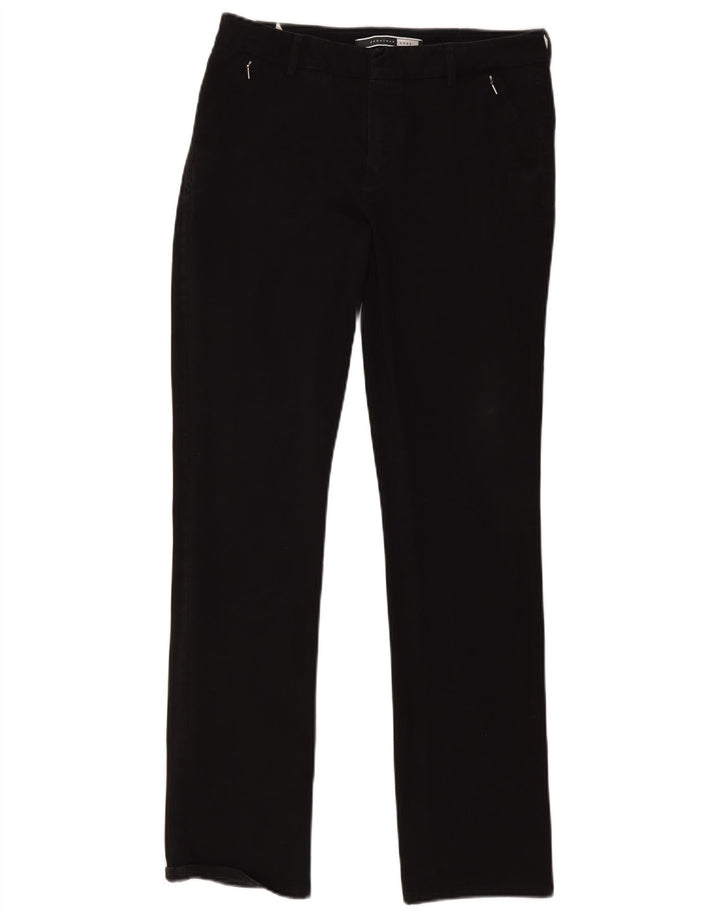 Blugi drepti pentru femei Sportmax W30 L32 bumbac negru