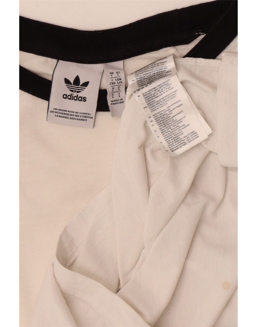 Tricou pentru bărbați Adidas Top mare, alb, bumbac