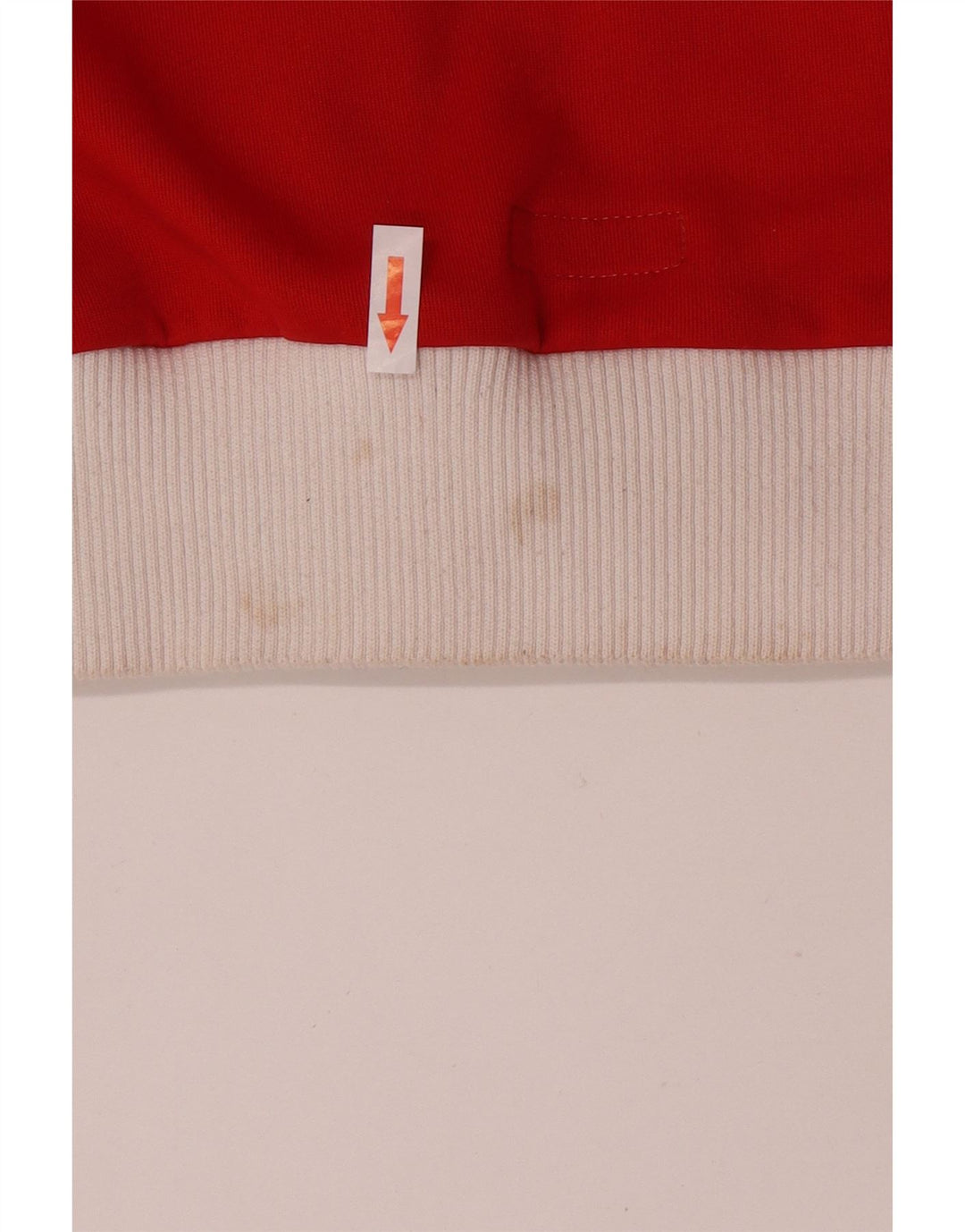 Jachetă de trening retro Puma pentru femei UK 14 Medium Red Colorblock