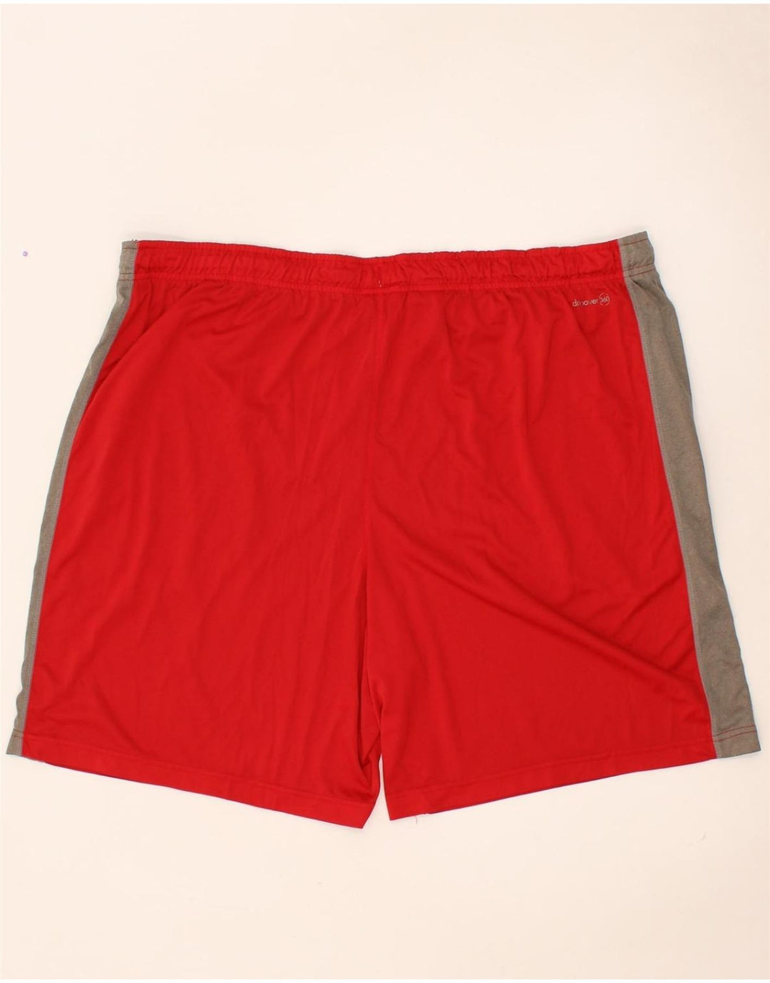 RUSSELL ATHLETIC Mens Sport Shorts XL Red Colourblock Polyester Vintage Russell Athletic and Second-Hand Russell Athletic from Messina Hembry 