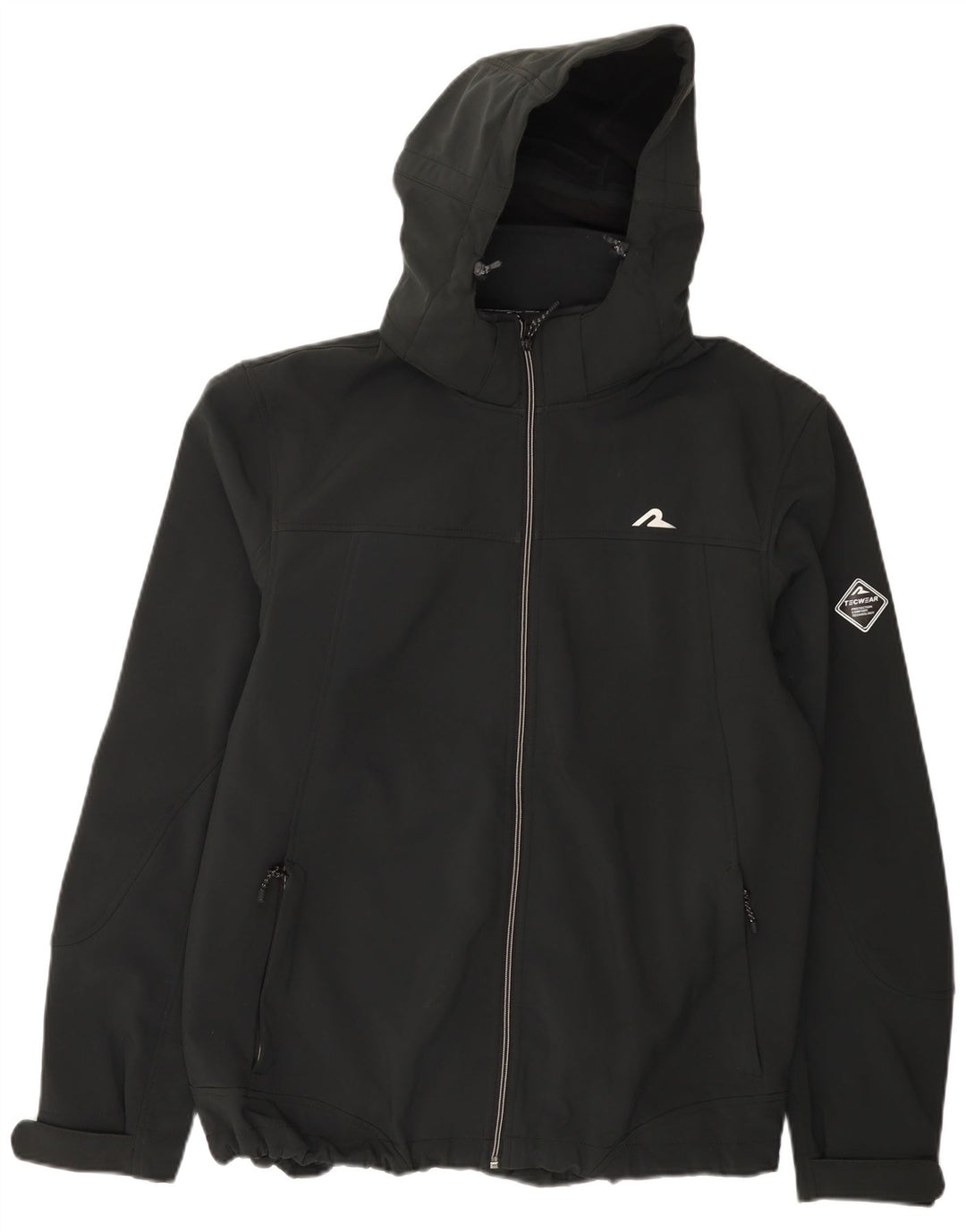 Jachetă rodeo pentru bărbați cu glugă, UK 42 XL, poliester negru