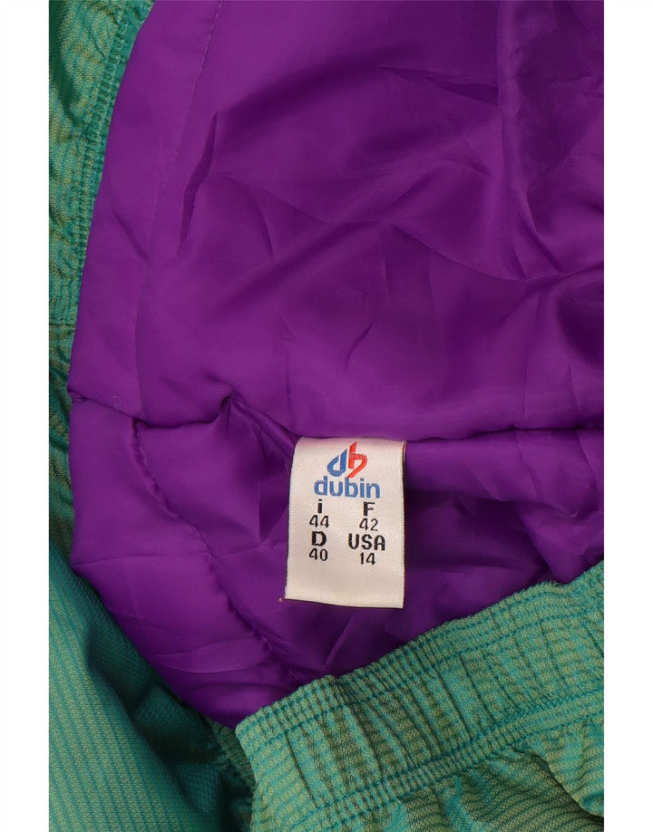 Jachetă de schi supradimensionată pentru femei Dubin IT 44 Medium Green Colorblock Nylon