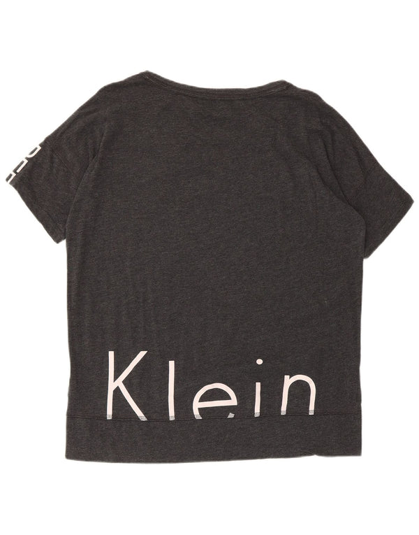 Tricou grafic Calvin Klein pentru femei Top UK 14 Medium Gri