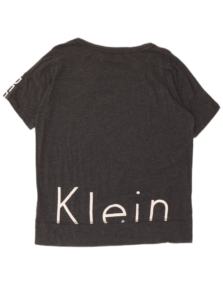 Tricou grafic Calvin Klein pentru femei Top UK 14 Medium Gri