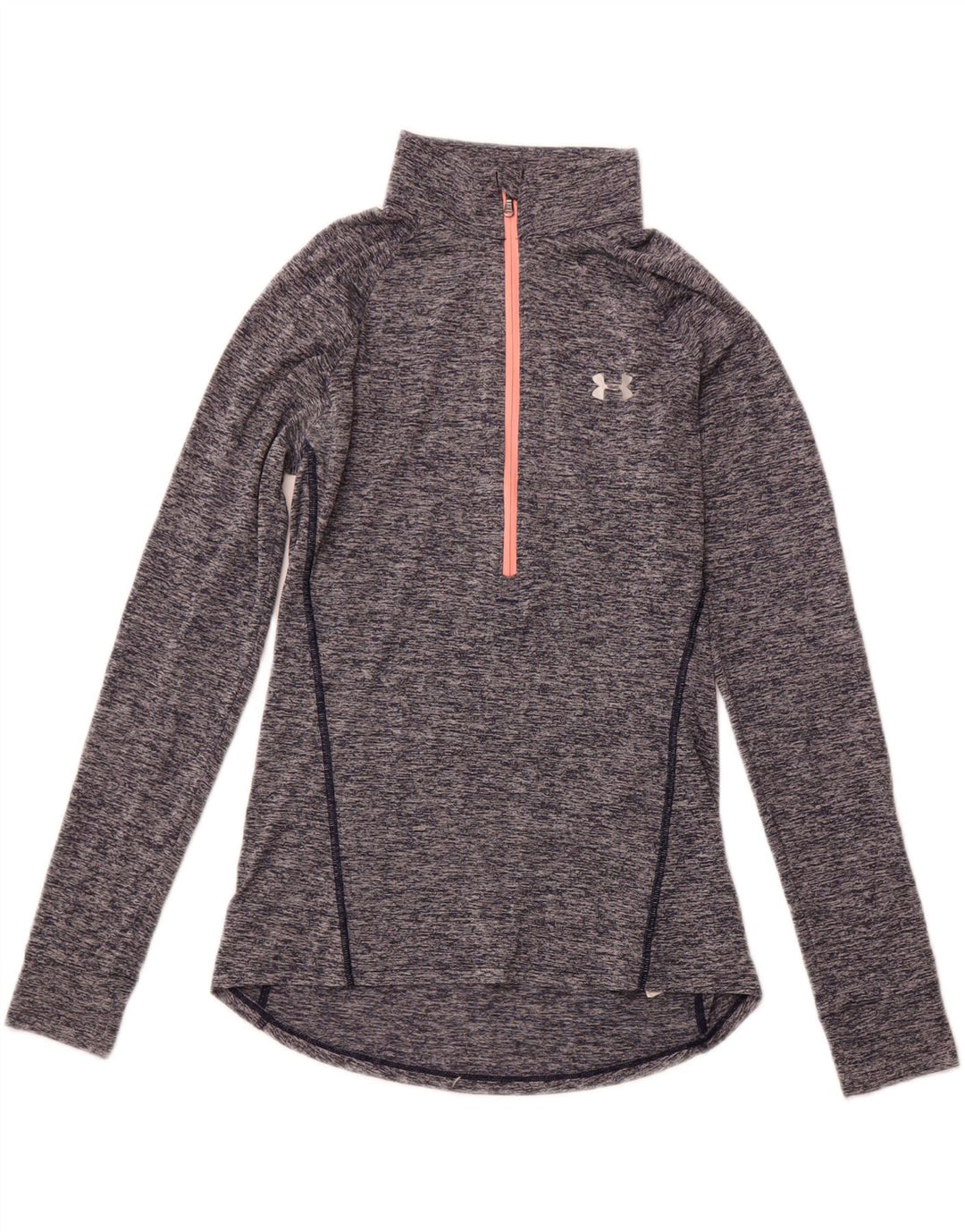 Top de trening UNDER ARMOUR pentru femei Heat Gear Pullover UK 10 Small Bleumarin