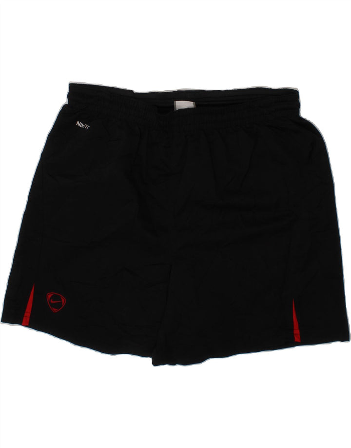 NIKE Boys Sport Shorts 13-14 Years XL Black Polyester Vintage Nike and Second-Hand Nike from Messina Hembry 