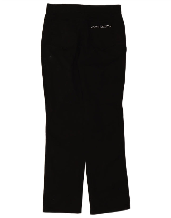 Blugi drepti pentru femei Roccobarocco W27 L30 negri