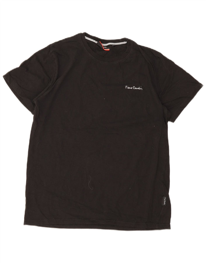 Pierre Cardin Tricou Bărbați Top Mediu Negru Bumbac