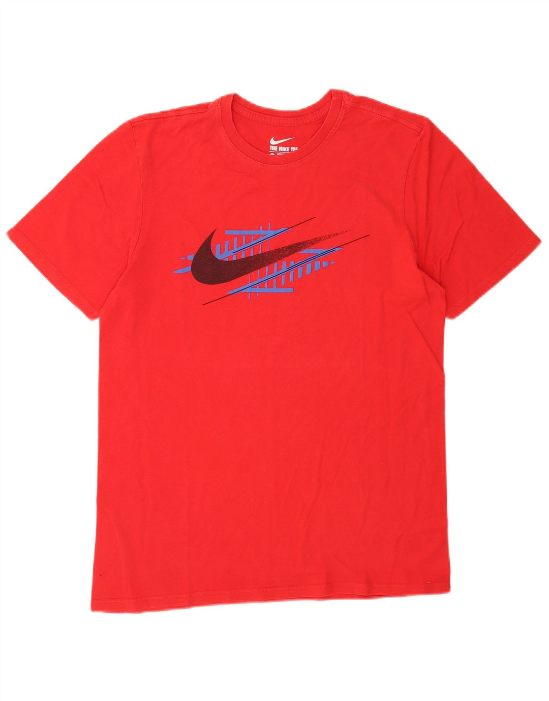 Tricou grafic Nike pentru bărbați, cu croială atletică, top mediu roșu