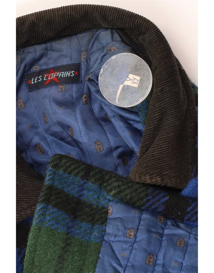 Jachetă Utility Bărbați Les Copains IT 52 XL Verde carouri