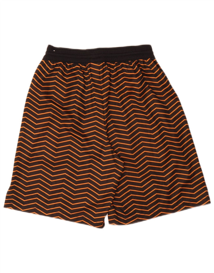 Pantaloni scurți sport Nike Dri Fit pentru bărbați XS poliester chevron negru