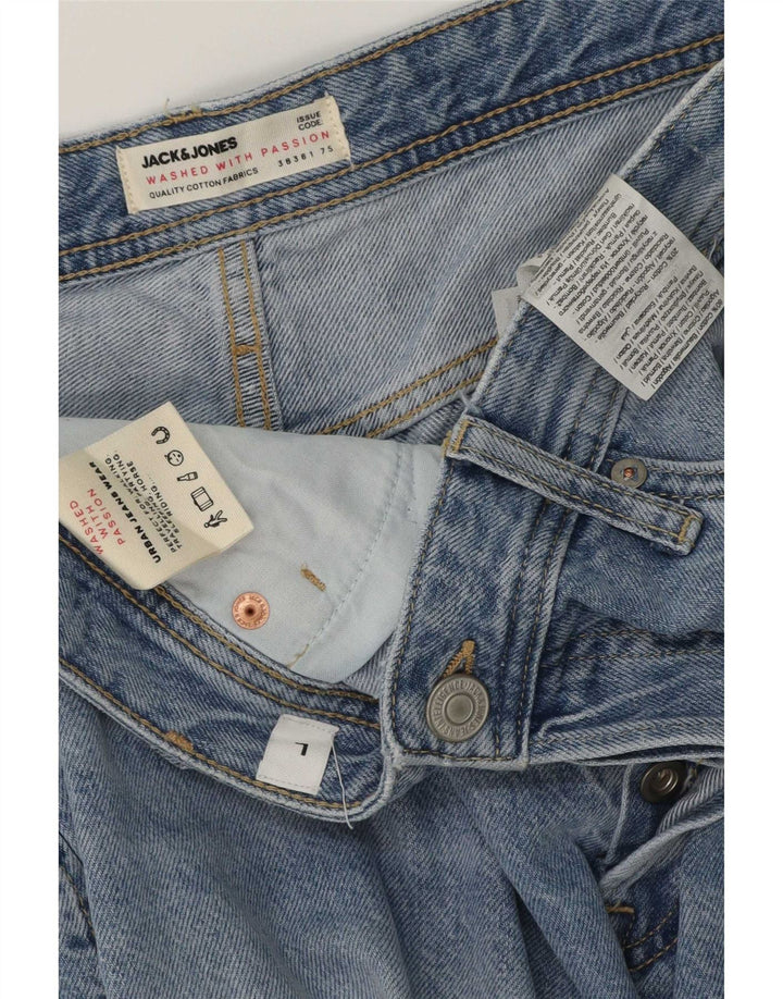 Pantaloni scurți Jack & Jones Chris Denim pentru bărbați, mari W34, bumbac albastru