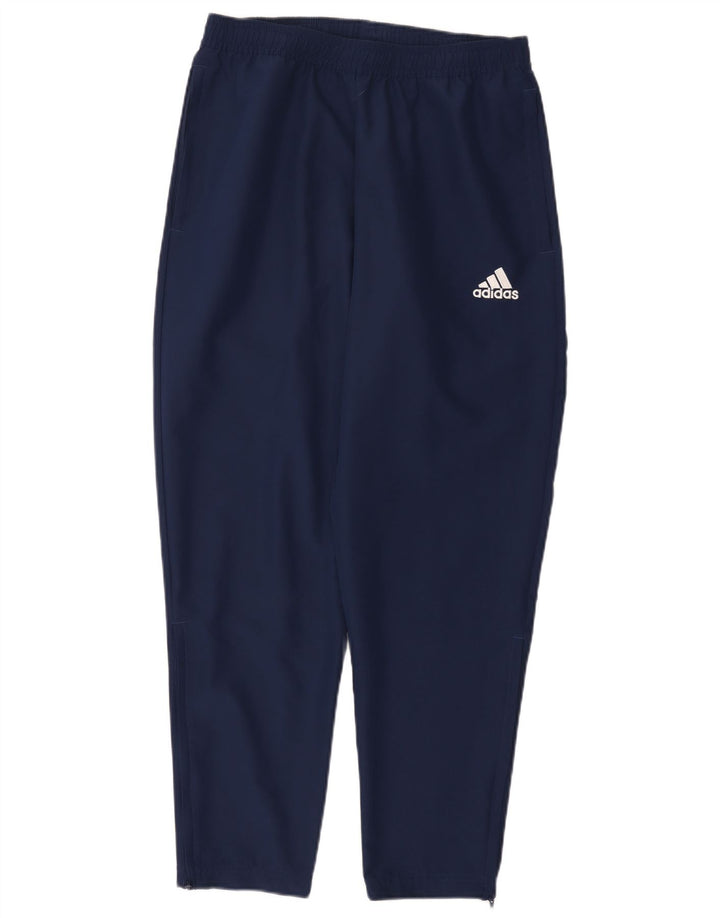 Pantaloni de trening Adidas pentru bărbați, poliester mediu bleumarin