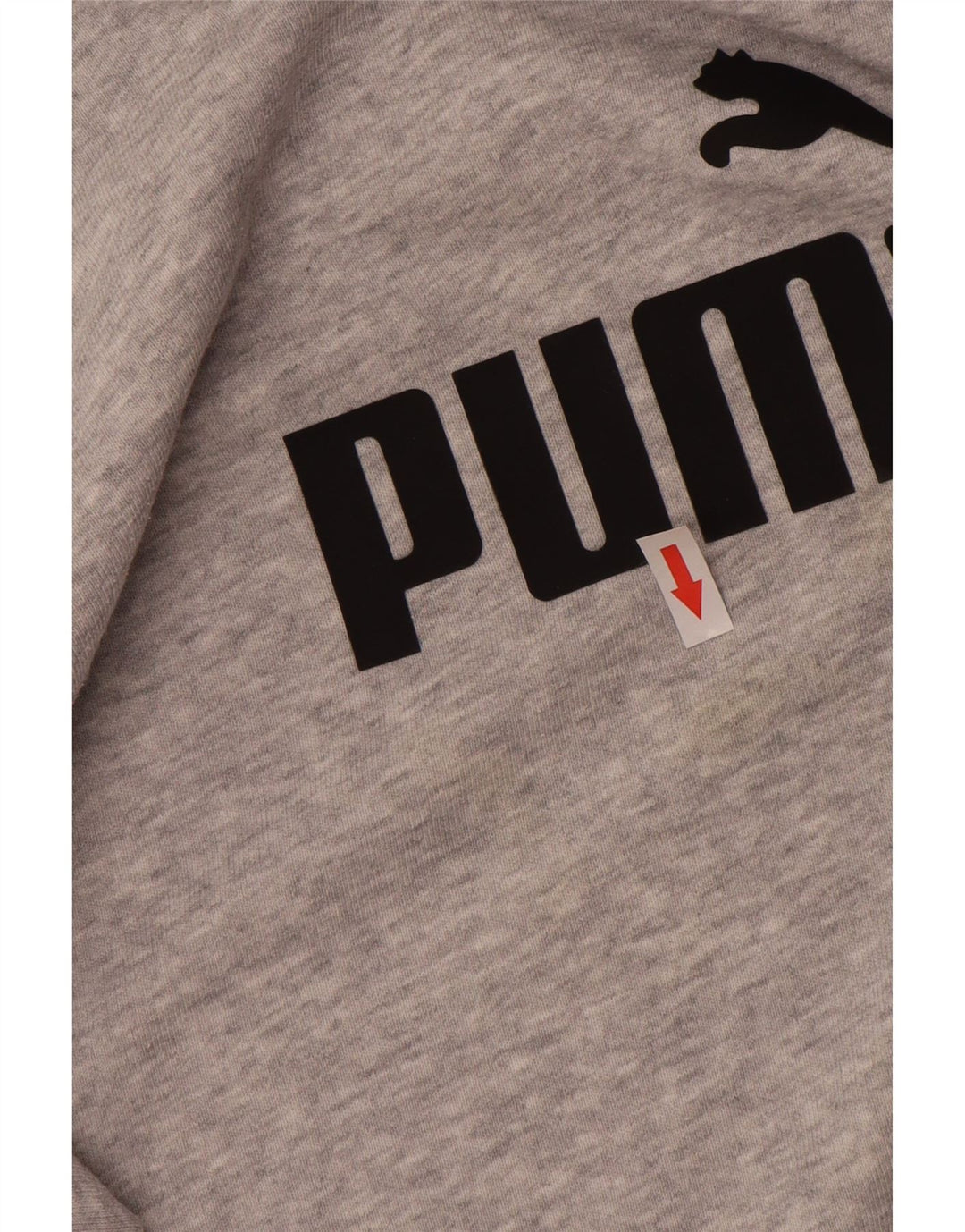 Pulover cu grafic pentru femei Puma, UK 12, bumbac cu pete, gri mediu