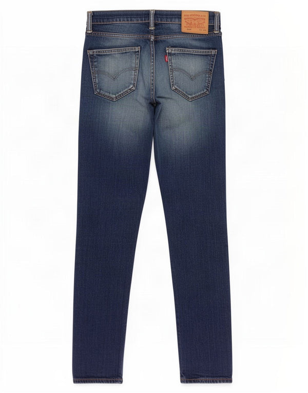 Blugi Levi's 508 Distressed Slim W29 L32 Bumbac albastru