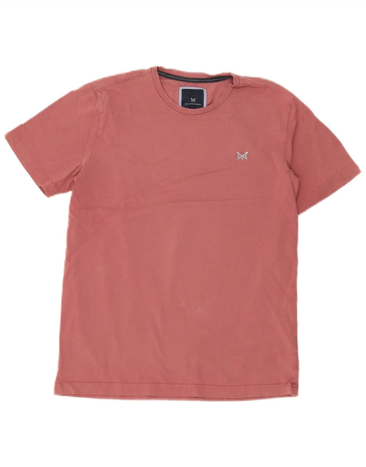 Crew Clothing Tricou Bărbați Top Mediu Roz Bumbac