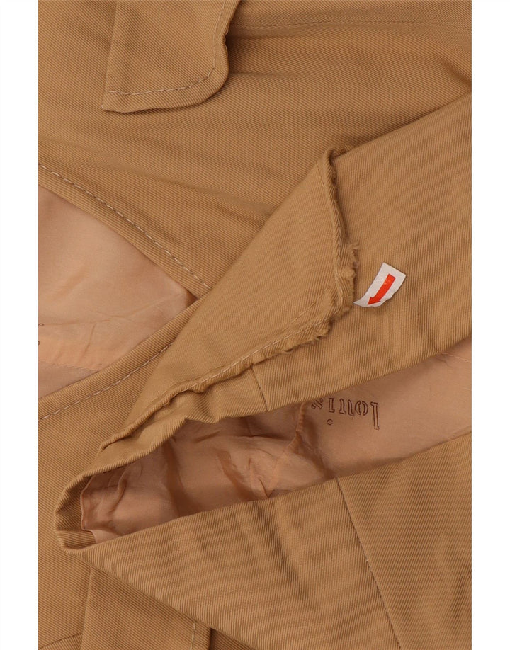 Jachetă pentru femei Louis Feraud cu 5 nasturi EU 48 2XL Lână bej