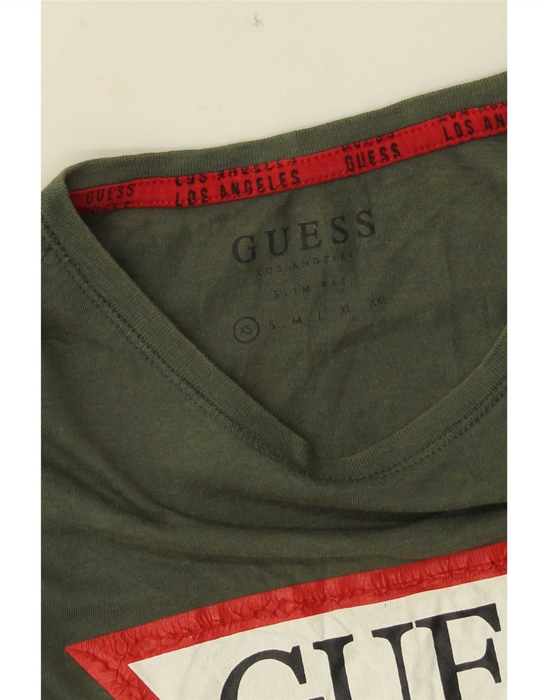 Tricou grafic Guess pentru bărbați Top XS Verde