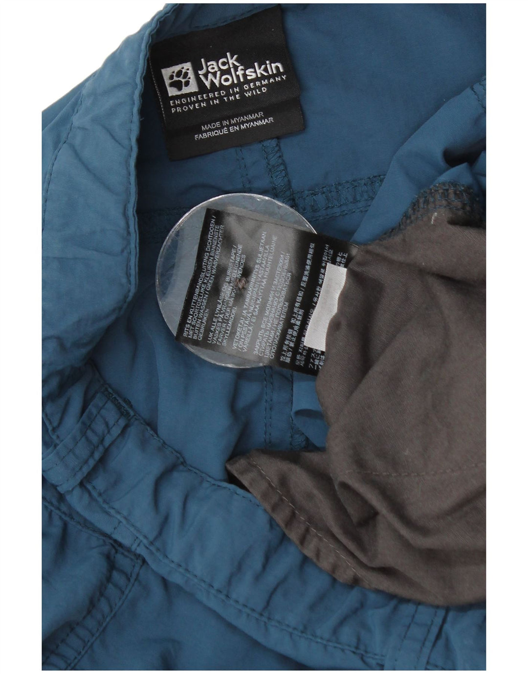 Jack Wolfskin Bermude pentru băieți 14-15 ani XL W28 Albastru Poliamidă