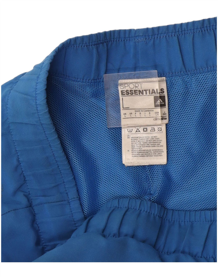 Pantaloni scurți sport pentru bărbați Adidas Climalite, mari, albastru, poliester
