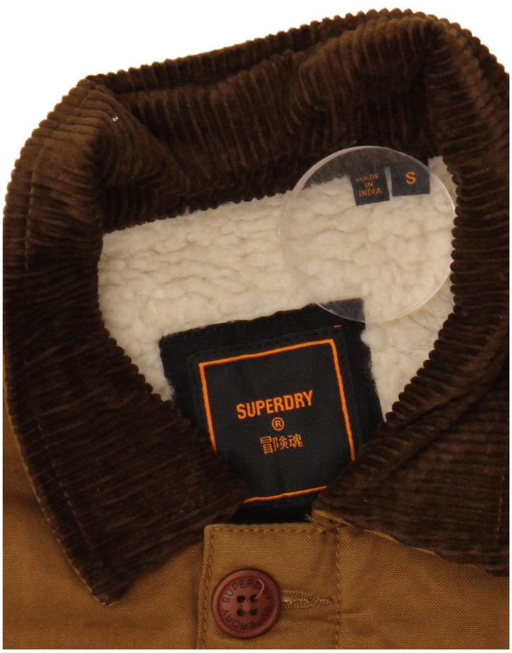 Jachetă de vânt pentru bărbați Superdry UK 36 Poliester maro mic