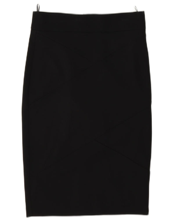 Fusta creion pentru femei Pinko UK 8 Small W27 Black Viscose