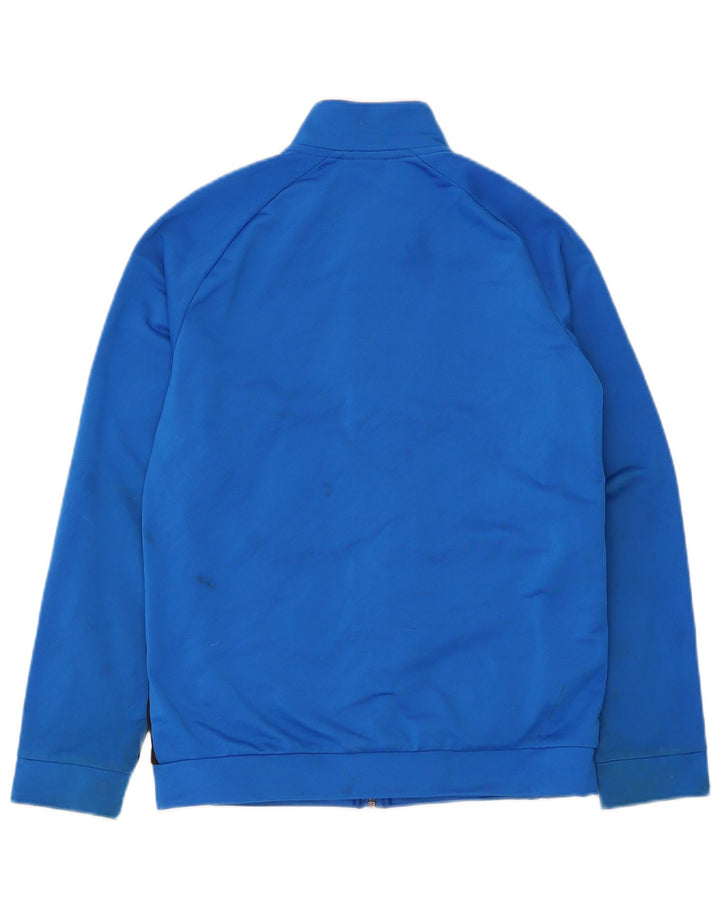 Jachetă de trening cu grafic Puma pentru băieți 13-14 ani, albastru, color block