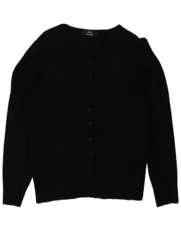 Pulover cardigan pentru femei Marks & Spencer UK 12 Medium Black Viscose