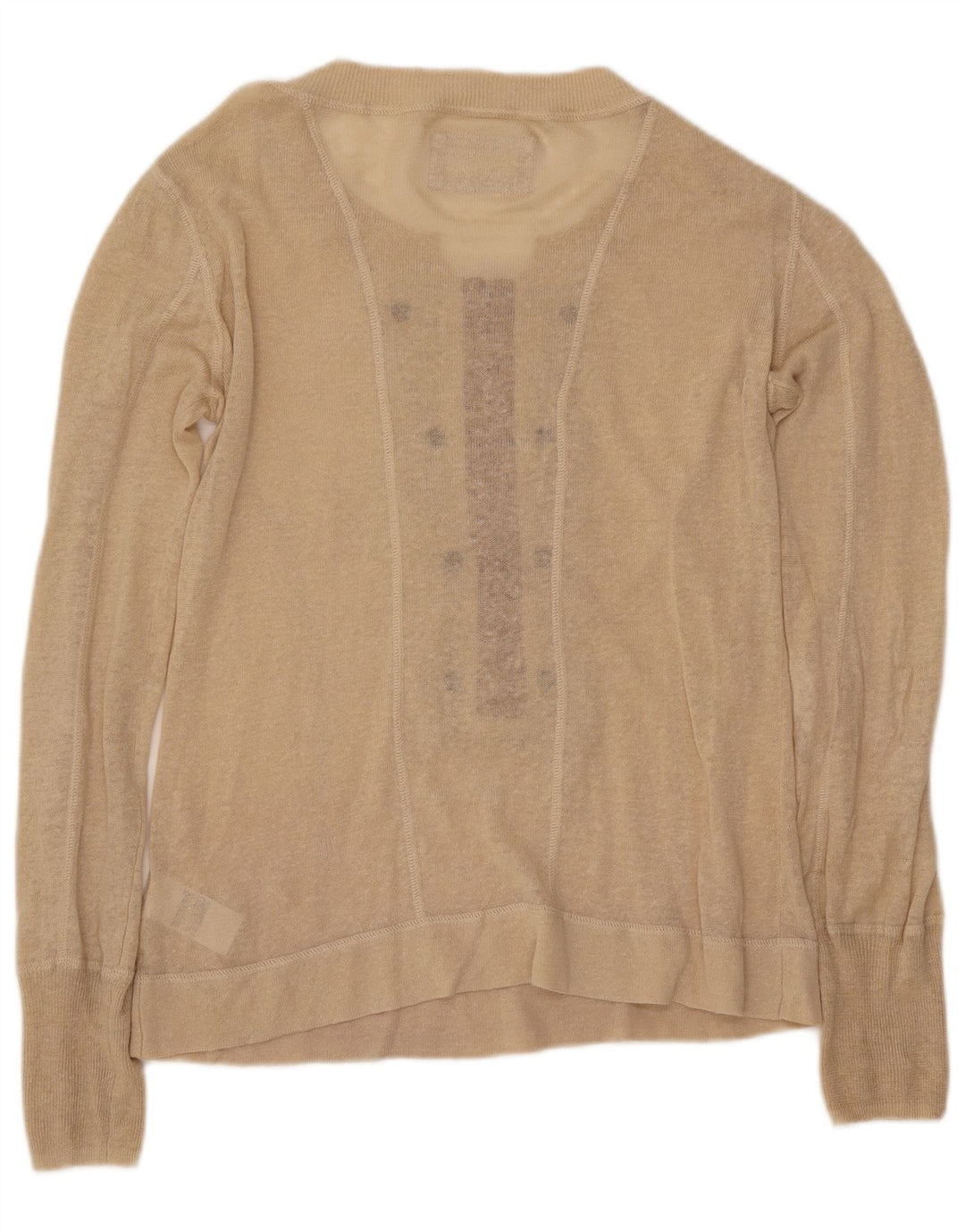 ALL SAINTS Pulover pentru damă cu gât de barcă UK 12 Medium Beige In