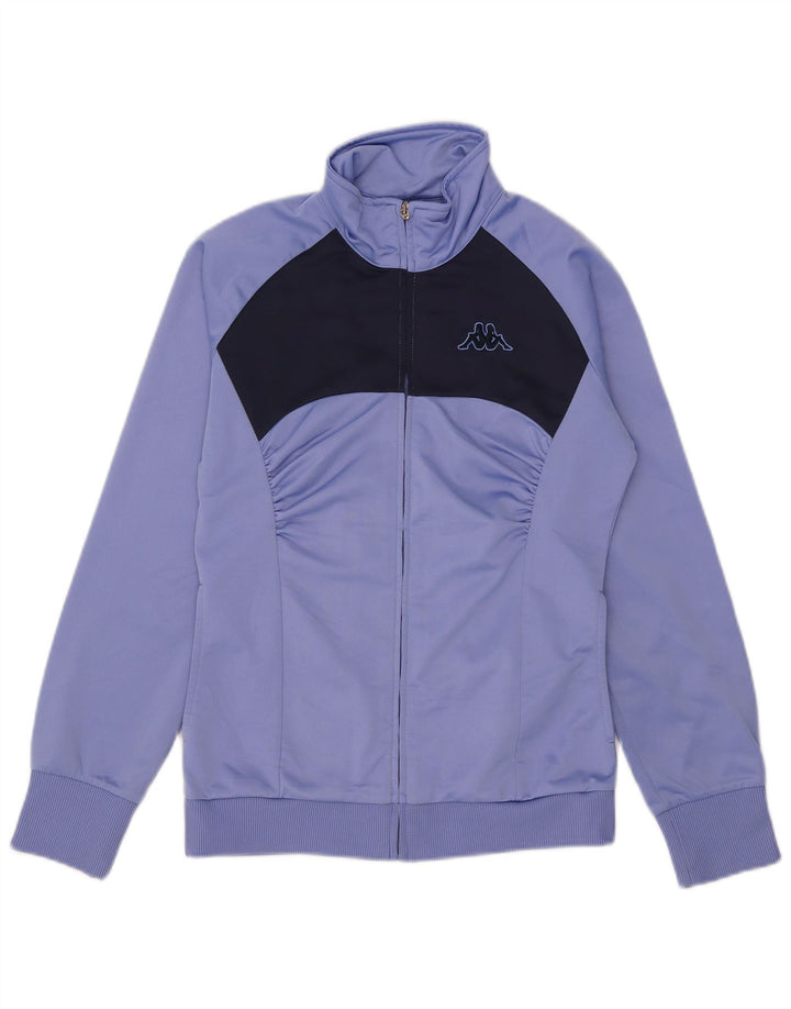 Jachetă de trening Kappa pentru femei UK 14 mare, mov, poliester color bloc