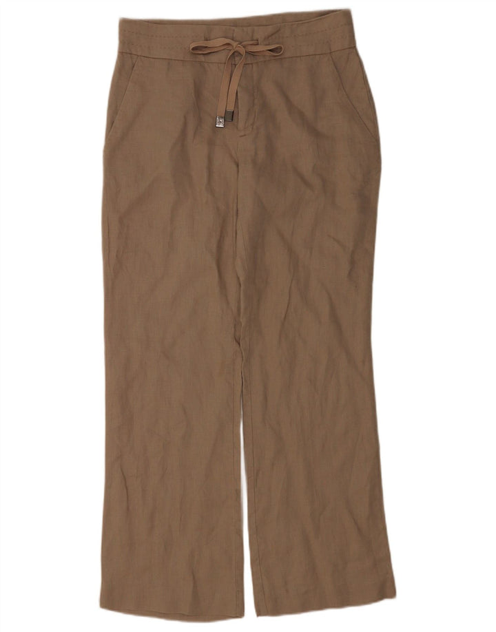 Pantaloni drepti pentru femei Zara Mediu L28 L29 Bej In