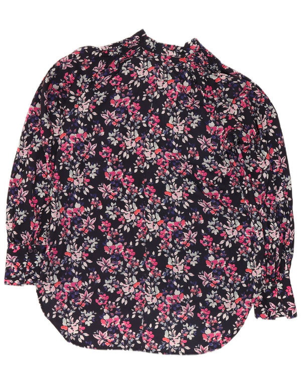Bluză asimetrică pentru femei French Connection Top UK 8 Small Bleumarin Floral