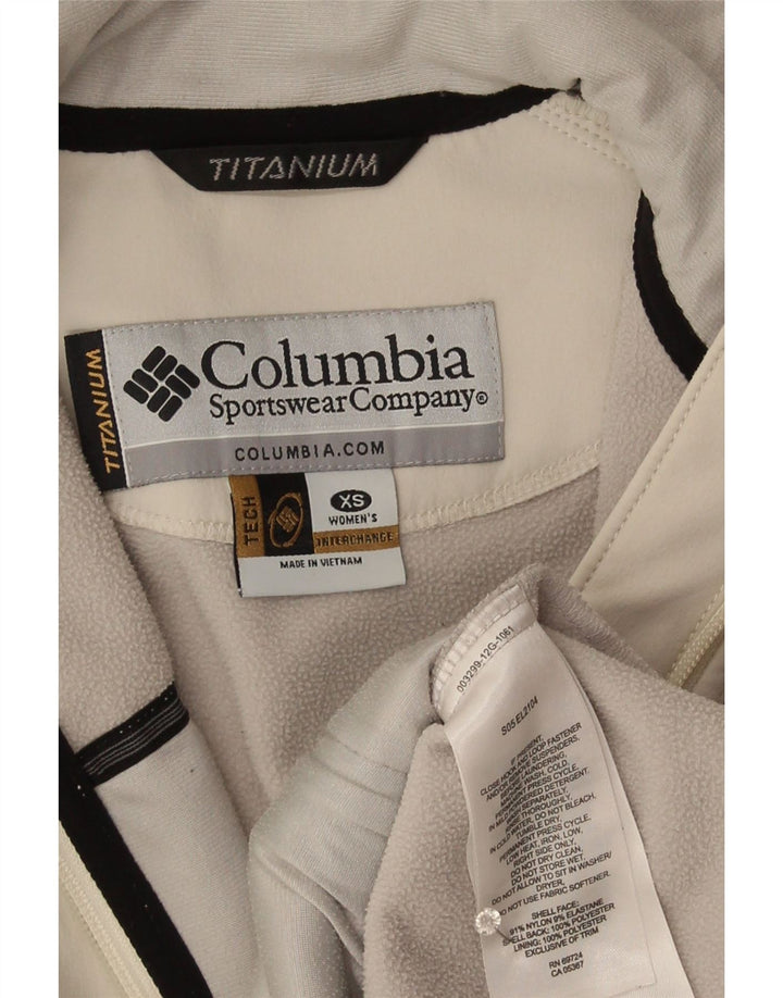 Jachetă Columbia Titanium Windbreaker pentru femei UK 6 XS Nylon gri