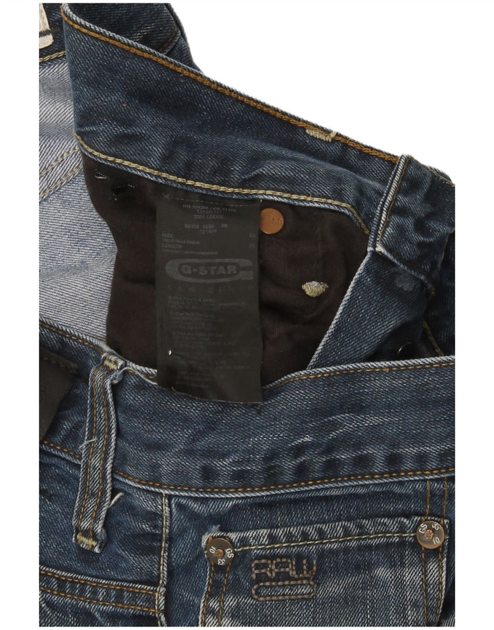 Blugi drepti pentru bărbați G-Star W32 L34 Bumbac albastru