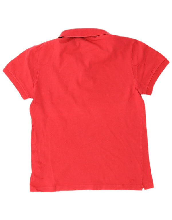 Cămașă polo Fred Perry pentru bărbați, bumbac roșu mediu