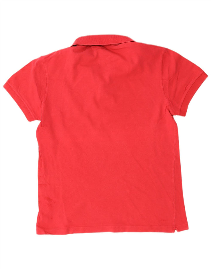 Cămașă polo Fred Perry pentru bărbați, bumbac roșu mediu