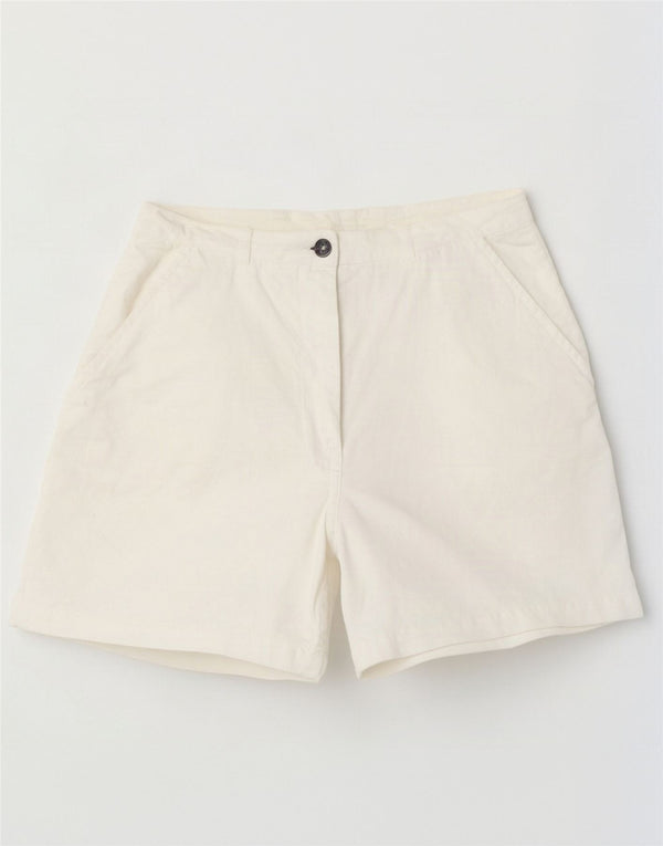Pantaloni scurți chino Calvin Klein pentru femei W27 Small Bumbac alb