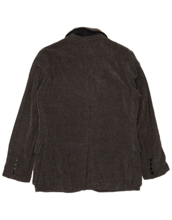 Sacou Kandis & Kandis Mann pentru bărbați UK 38 Medium Black Pinstripe