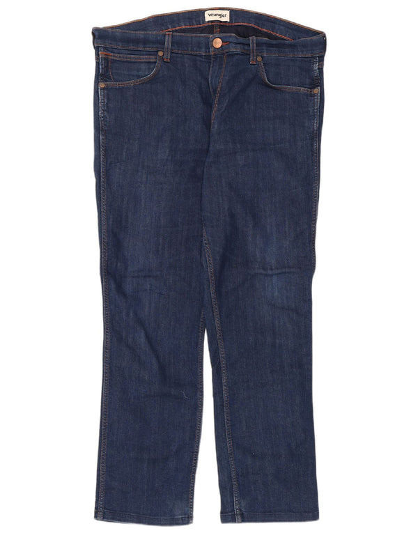 Blugi drepti pentru bărbați Wrangler W38 L29 albastru