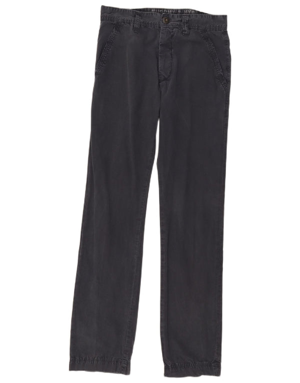 Pantaloni chino drepți pentru bărbați Murphy & Nye L31 L33 Bumbac bleumarin
