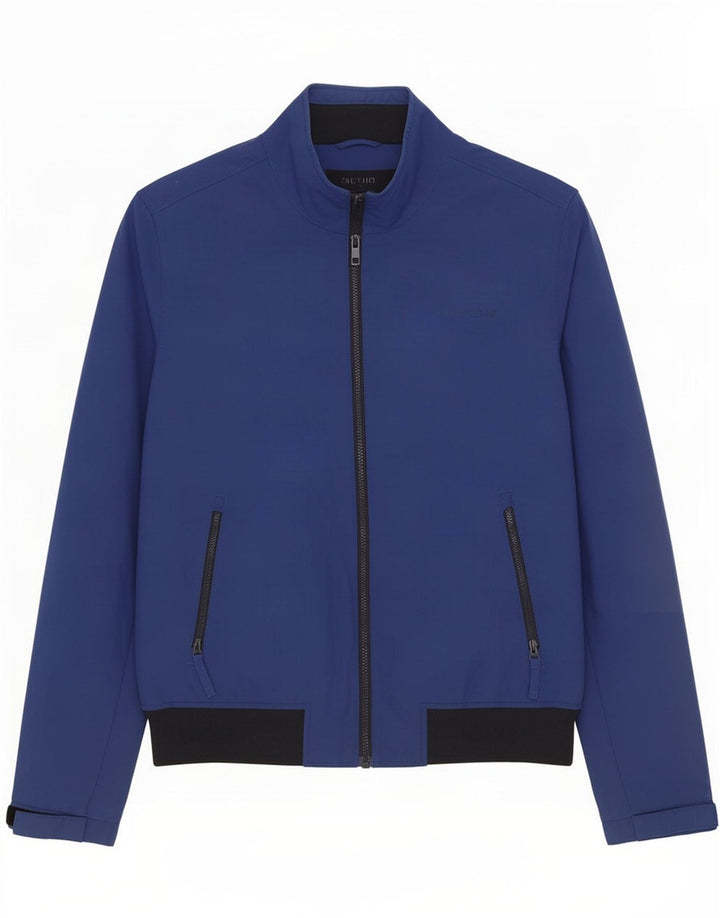 Jachetă Windbreaker pentru bărbați Woolrich UK 42 XL Albastru din poliamidă color bloc