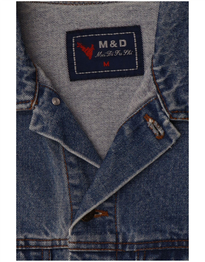 Jachetă de blugi vintage pentru bărbați UK 38 Medium Blue