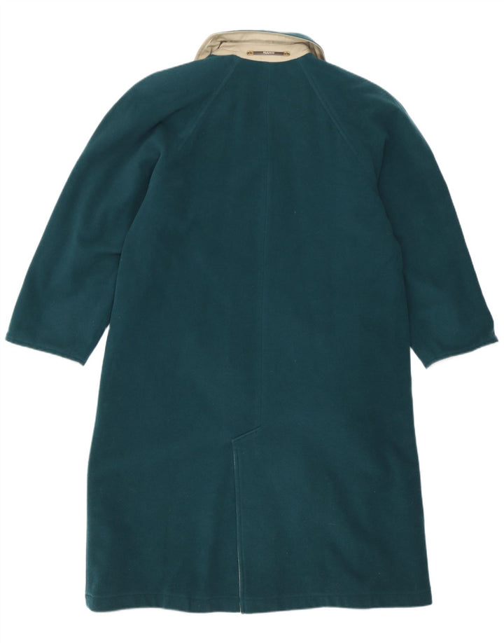 Palton reversibil vintage pentru femei EU 40 Lână verde medie