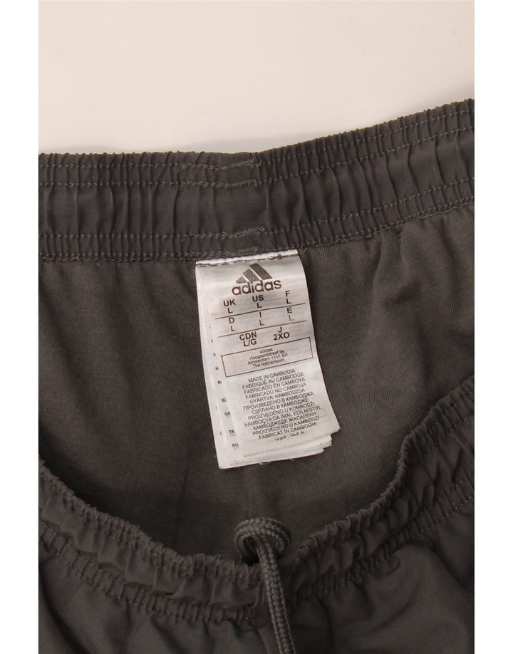 Pantaloni de trening ADIDAS pentru bărbați Joggeri mari, gri, poliester