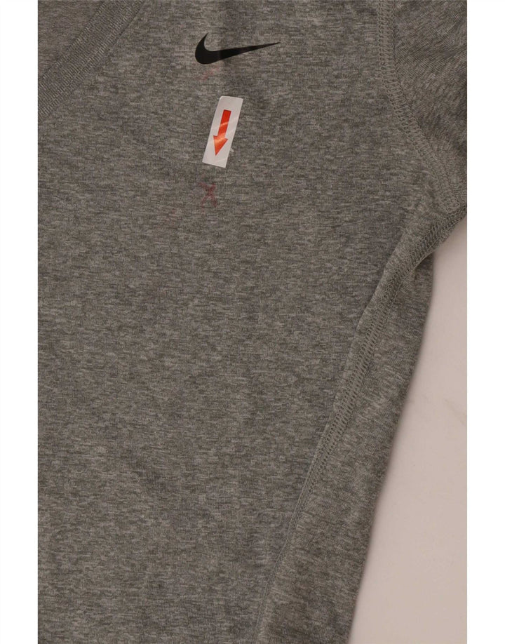 Tricou pentru femei Nike Top UK 10 Small Gri Flecked Poliester
