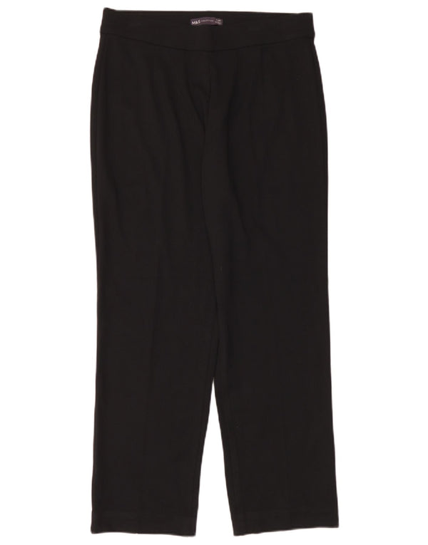 Marks & Spencer Pantaloni scurti casual pentru femei UK 12 Medium W30 L27 Negru